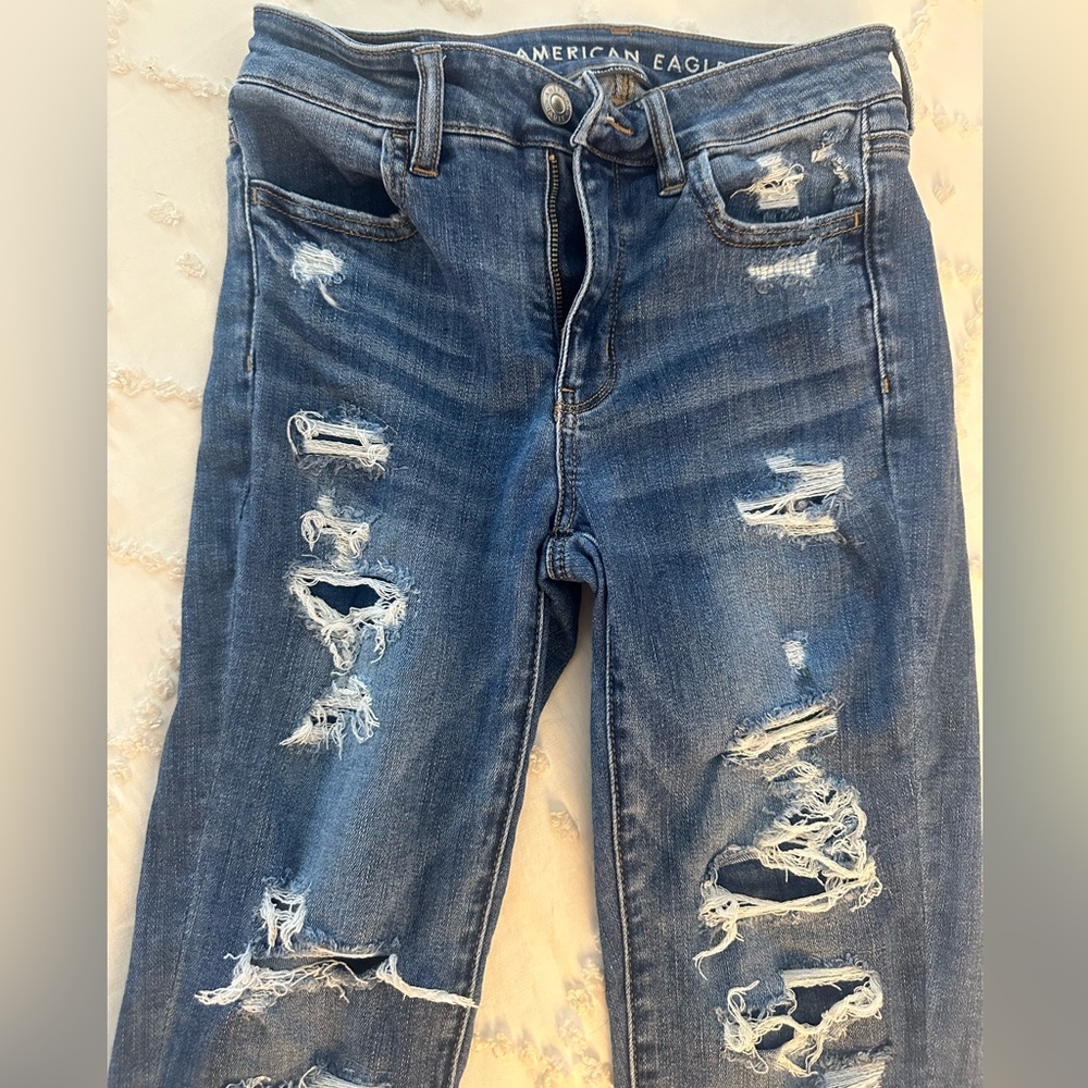 AE Ripped Mom Jean - Picture 2 of 7